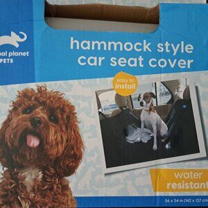 AnimalPlanet Dog Bench Seat Cover ( Grey ) Water Resistant Car Protector Covers